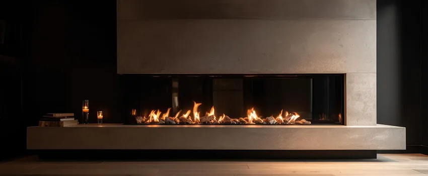 Gas Fireplace Ember Bed Design Services in Glendora, California