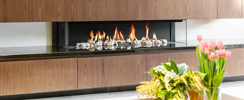 Double-height Fireplace Design Refurbishment in Glendora, California