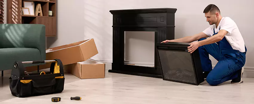Old Rusted Metal Fireplace Repair And Replacement in Glendora, CA