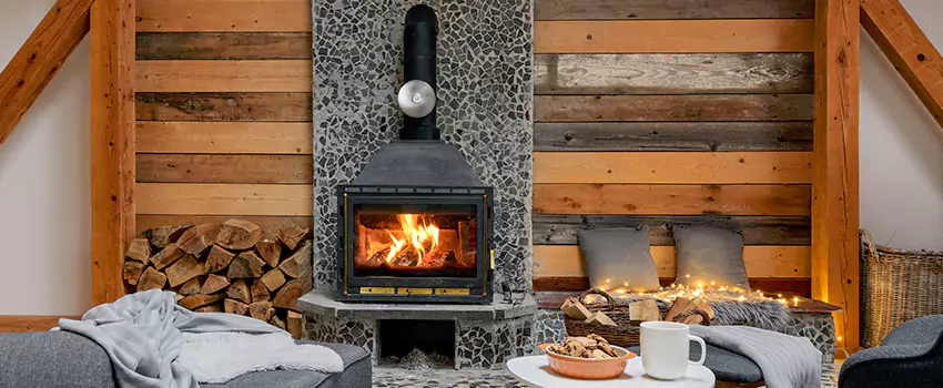 Thelin Hearth Products Direct Vent Gas Stove Fireplace Inspection in Glendora, California